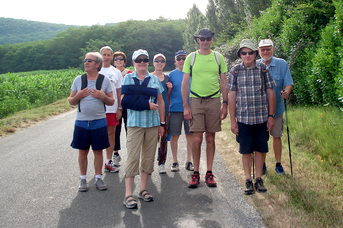 Groupe de randonneurs